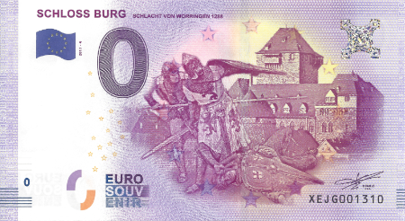 XEJG-2017-4 SCHLOSS BURG SCHLACHT VON WORRINGEN 1288