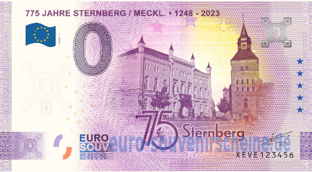 XEVE-2022-1 775 JAHRE STERNBERG / MECKL. • 1248 - 2023 